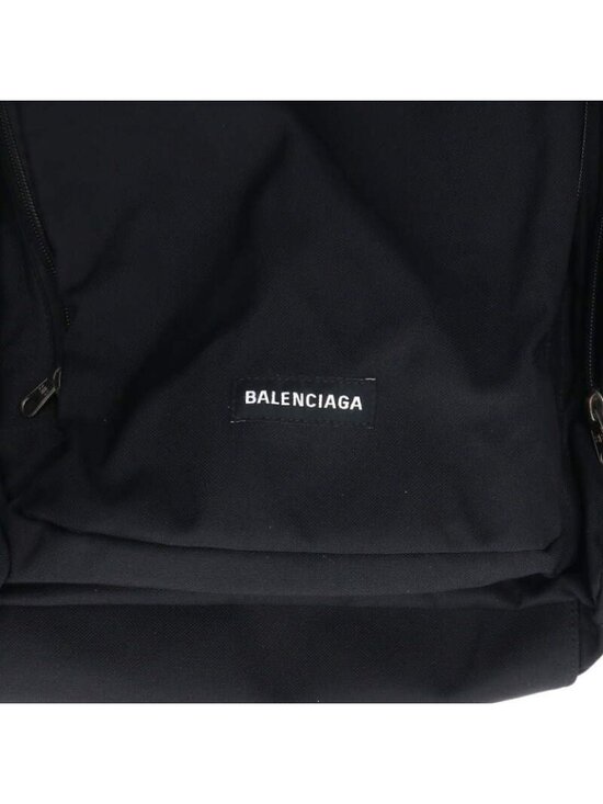 Balenciaga Logo Nylon Canvas Backpack main image 4